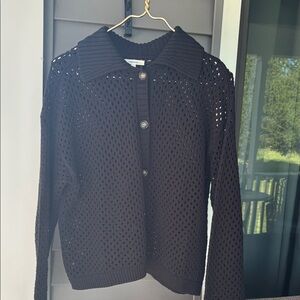 Maurices medium Black Knit Cardigan